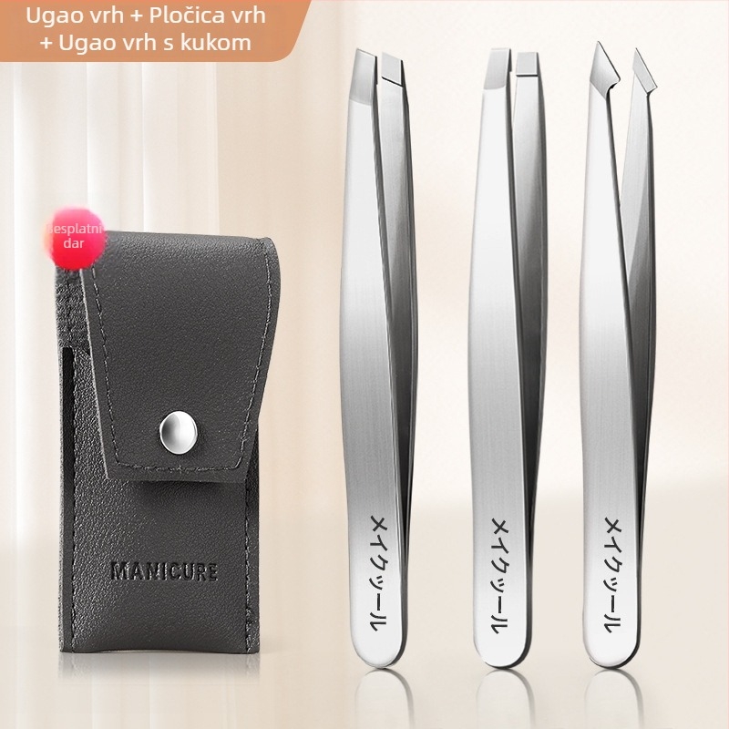 Set klipova za obrve — nehrđajući čelik, podrijetlo Yangjiang, brenda Create a Carpentry Room, privatna oznaka dostupna