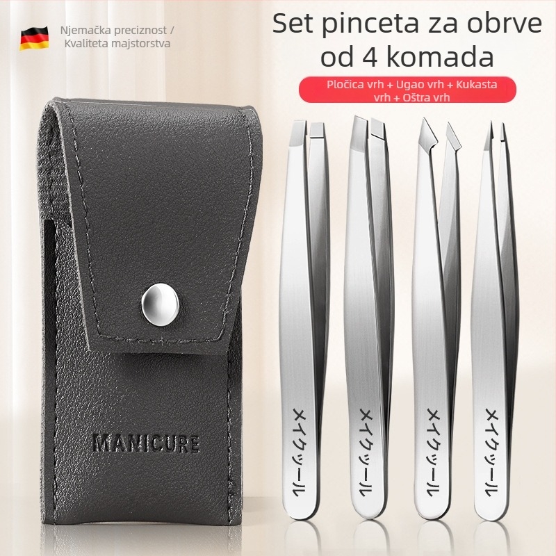 Set klipova za obrve — nehrđajući čelik, podrijetlo Yangjiang, brenda Create a Carpentry Room, privatna oznaka dostupna