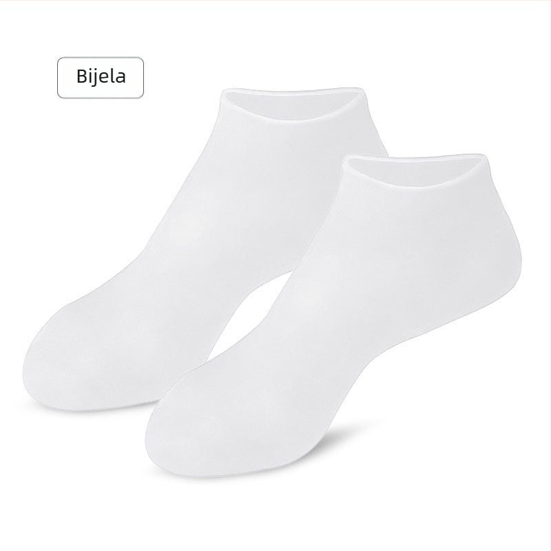 Silikonska zaštita pete s hidratantnom maskom za stopala, čarape-maska protiv ispucale pete, opća namjena