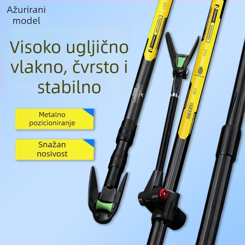 Giant Fin King Karbonski nosač štapa za ribolov s višestranom rotacijom