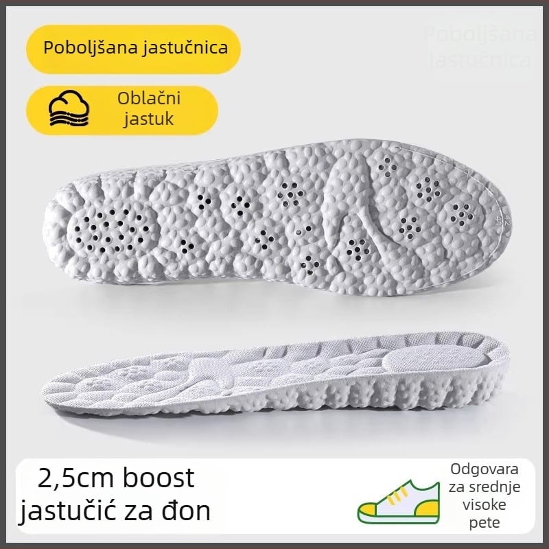 Vložke za povećanje visine za muškarce i žene, PU, puna uloška, model P Hook Full-Sole Height-Increasing, s iscrtanim uzorkom, unisex, za sportske i casual cipele