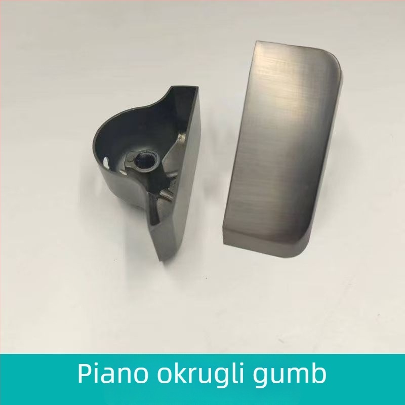 Ručka ventila — prekidač; cinkova legura s premazom; povlačenje gore-dolje; voda teče lijevo-desno; moderan minimalistički stil.