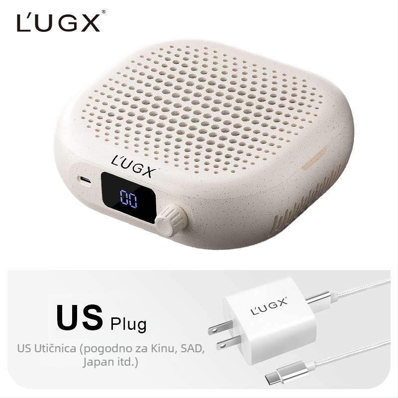 Sakupljač prašine za nokte, punjivi, visoko usisavanje, niski buka, turbinski ventilator, model LG-207/LG-207S