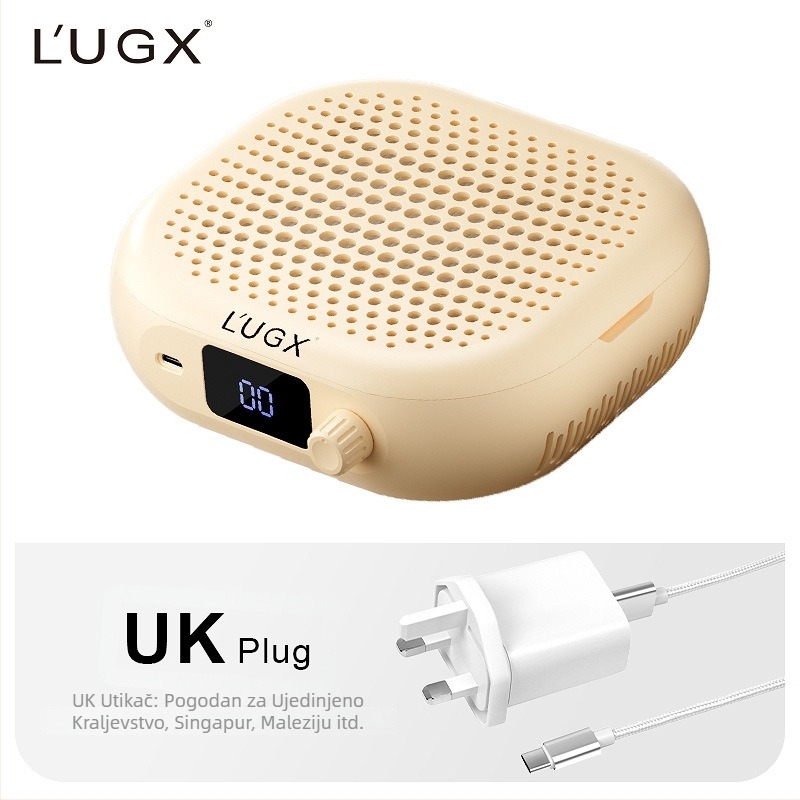 Sakupljač prašine za nokte, punjivi, visoko usisavanje, niski buka, turbinski ventilator, model LG-207/LG-207S