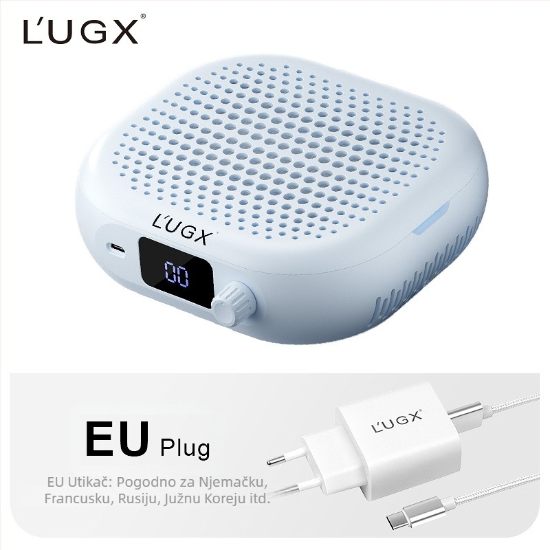 Sakupljač prašine za nokte, punjivi, visoko usisavanje, niski buka, turbinski ventilator, model LG-207/LG-207S