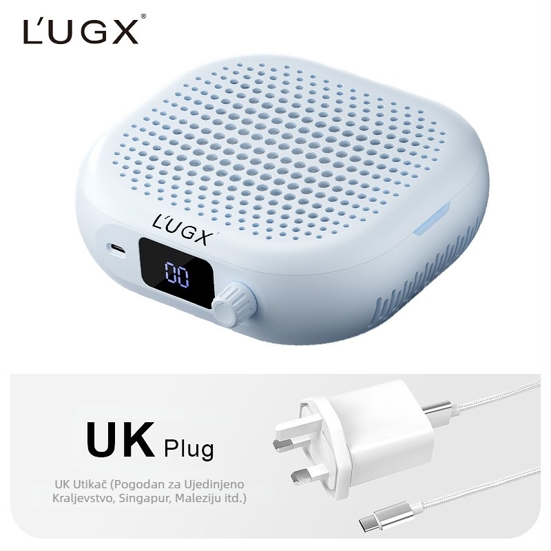 Sakupljač prašine za nokte, punjivi, visoko usisavanje, niski buka, turbinski ventilator, model LG-207/LG-207S