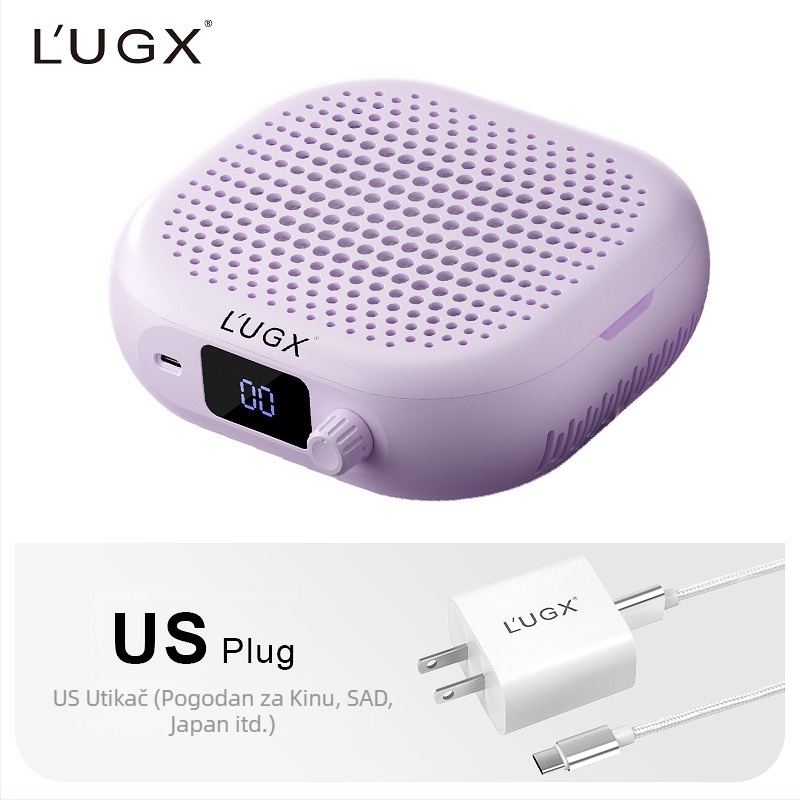 Sakupljač prašine za nokte, punjivi, visoko usisavanje, niski buka, turbinski ventilator, model LG-207/LG-207S