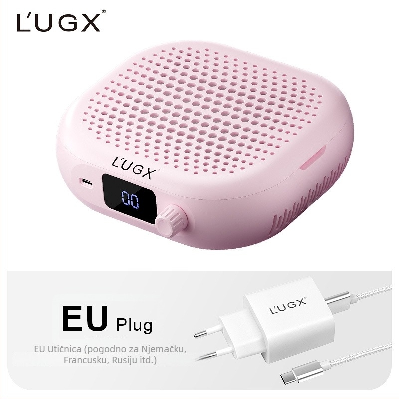 Sakupljač prašine za nokte, punjivi, visoko usisavanje, niski buka, turbinski ventilator, model LG-207/LG-207S