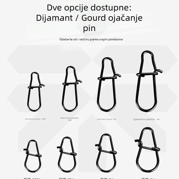 Gvozdeni ojačani spojnik za ribolovne mamce s brzim otpuštanjem (Model F98HSM56HJMH99)
