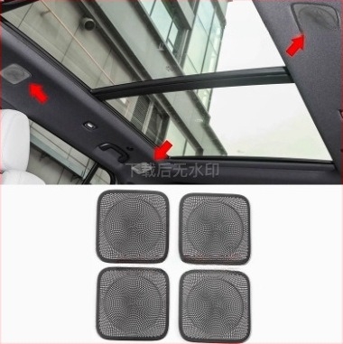 Unutarnji zaštitni pokrov za prsten zvučnika i središnji izlaz zraka, model Equation Leopard Titanium 7, nehrđajući čelik