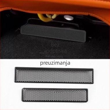 Unutarnji zaštitni pokrov za prsten zvučnika i središnji izlaz zraka, model Equation Leopard Titanium 7, nehrđajući čelik