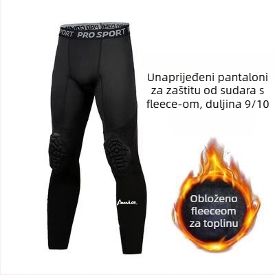 Dječje kompresijske hlače s zaštitom zapešća, s pjenastim materijalom, elastične, za taekwondo