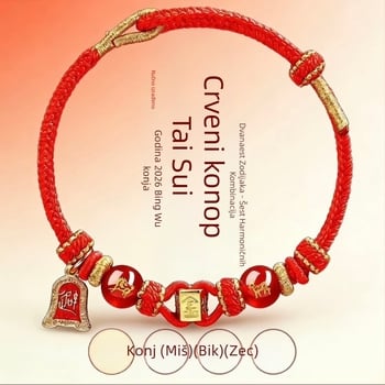 Ručni pleteni narukvica od užeta, unisex, originalni dizajn, proljeće 2026