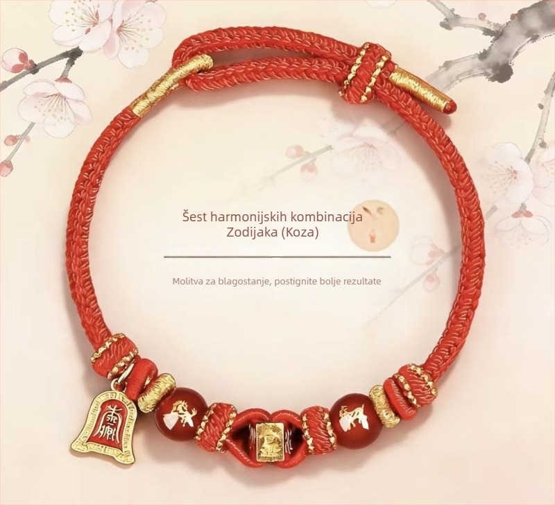 Ručni pleteni narukvica od užeta, unisex, originalni dizajn, proljeće 2026