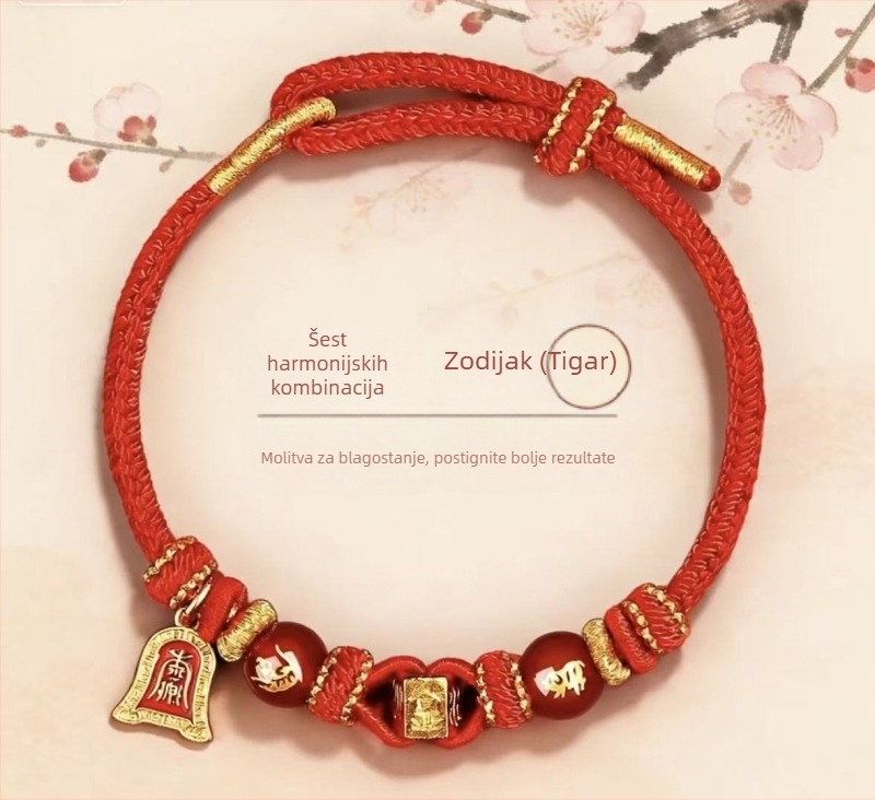 Ručni pleteni narukvica od užeta, unisex, originalni dizajn, proljeće 2026