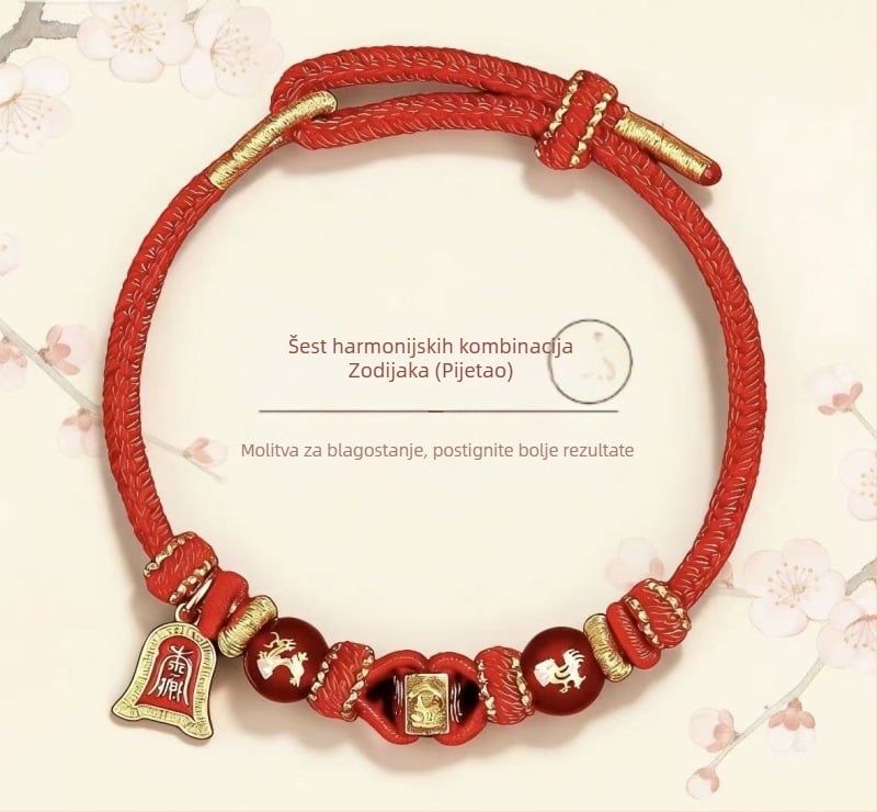 Ručni pleteni narukvica od užeta, unisex, originalni dizajn, proljeće 2026