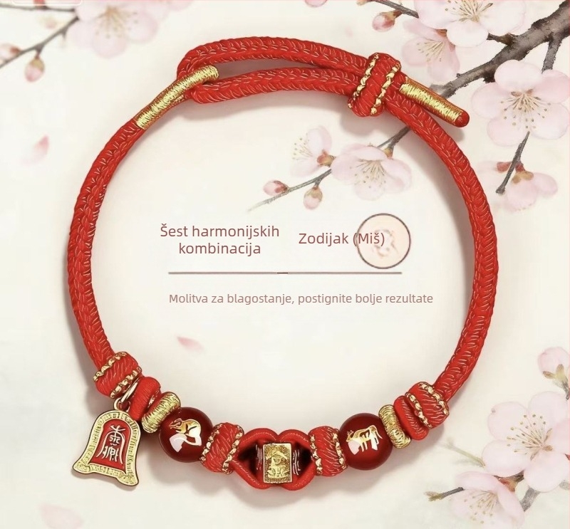 Ručni pleteni narukvica od užeta, unisex, originalni dizajn, proljeće 2026