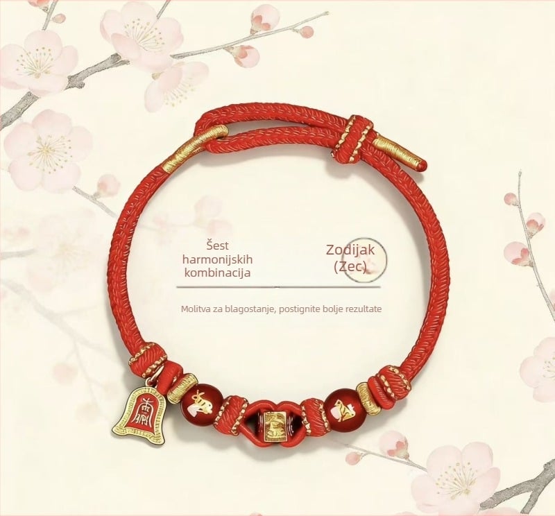 Ručni pleteni narukvica od užeta, unisex, originalni dizajn, proljeće 2026