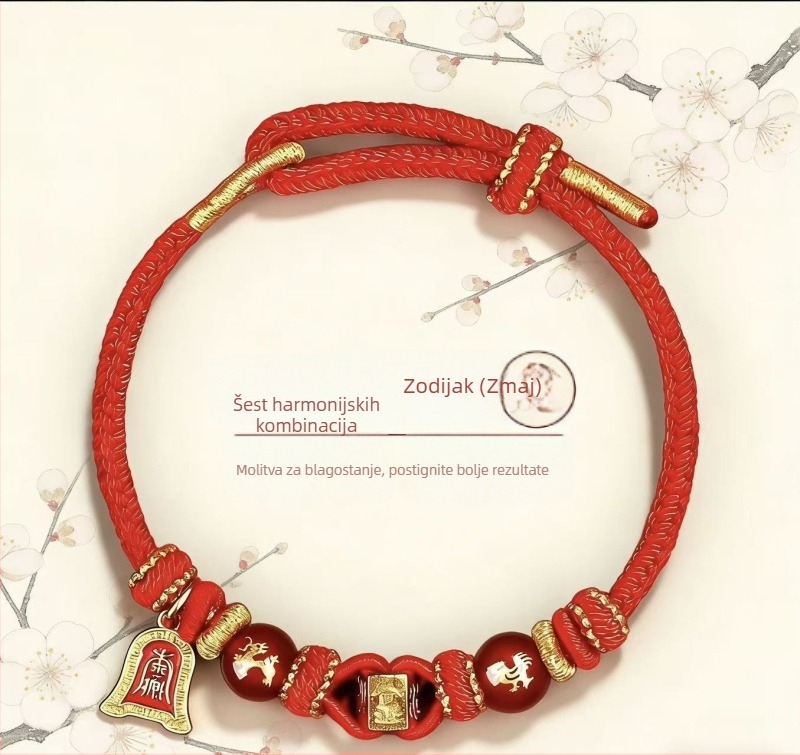 Ručni pleteni narukvica od užeta, unisex, originalni dizajn, proljeće 2026