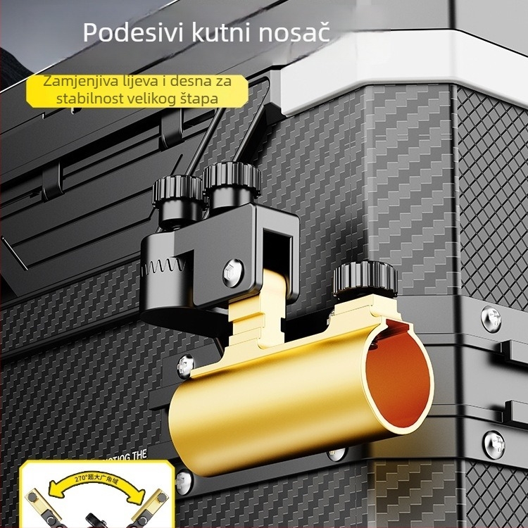 Kutija za ribolov – puni set, višefunkcionalna s kotačićima, PP materijal, kapacitet <9 L