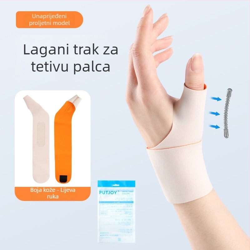 Zaštitnik zapešća s potporom palca - Spandex, PUTJOY-HW03, Marka PUTJOY, Zaštitno područje: zapešće, Kategorija: zaštitnik zapešća