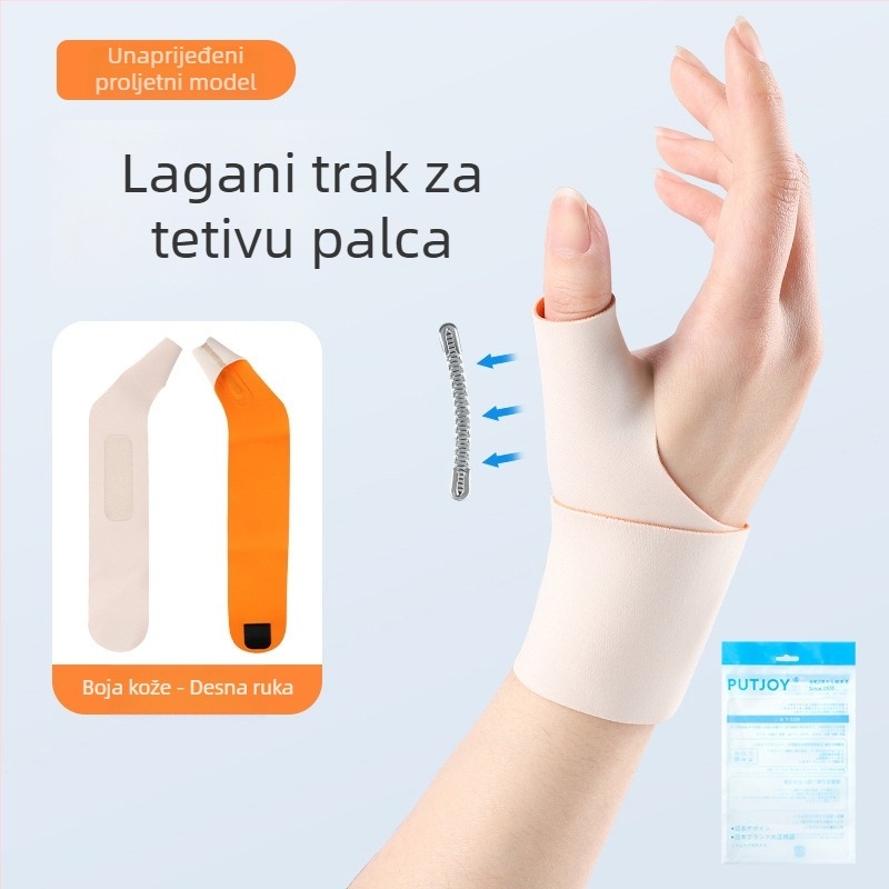 Zaštitnik zapešća s potporom palca - Spandex, PUTJOY-HW03, Marka PUTJOY, Zaštitno područje: zapešće, Kategorija: zaštitnik zapešća