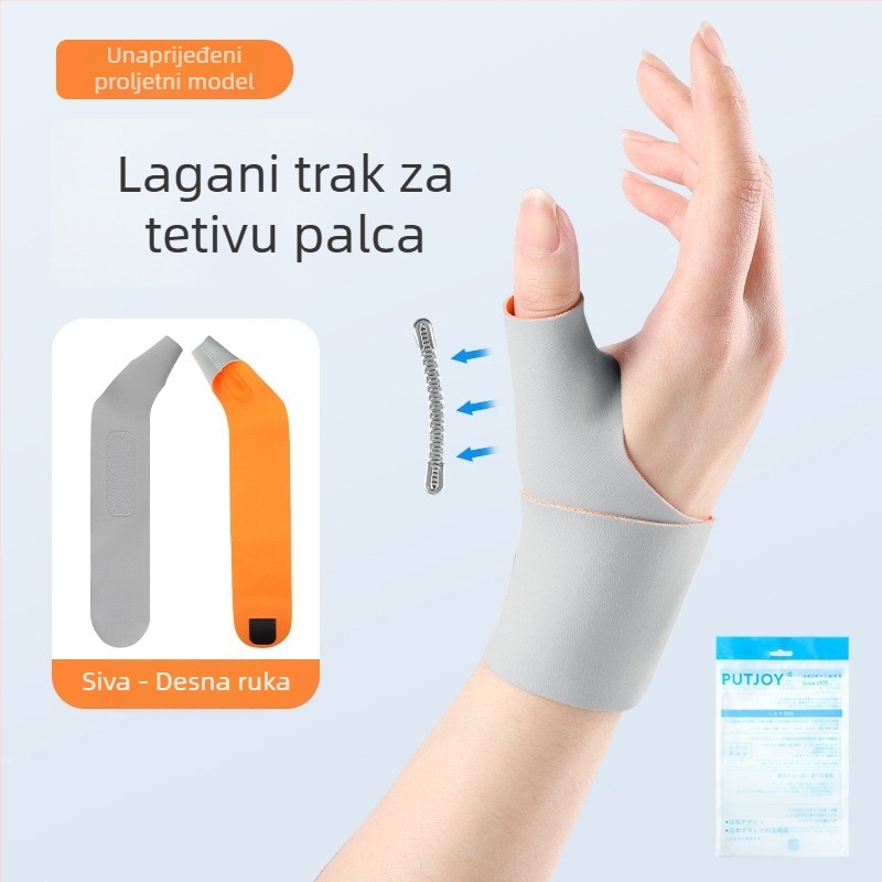 Zaštitnik zapešća s potporom palca - Spandex, PUTJOY-HW03, Marka PUTJOY, Zaštitno područje: zapešće, Kategorija: zaštitnik zapešća