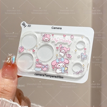 Film za zaštitu objektiva za iPhone 17 Pro – proziran, akrilni, HD, otporno na udarce, potpuno pokriće