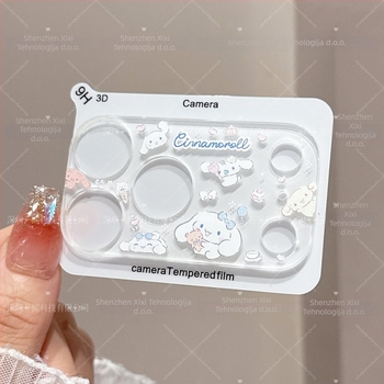 Film za zaštitu objektiva za iPhone 17 Pro – proziran, akrilni, HD, otporno na udarce, potpuno pokriće