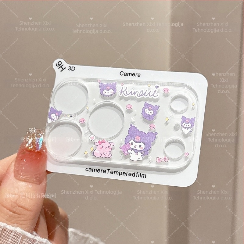 Film za zaštitu objektiva za iPhone 17 Pro – proziran, akrilni, HD, otporno na udarce, potpuno pokriće