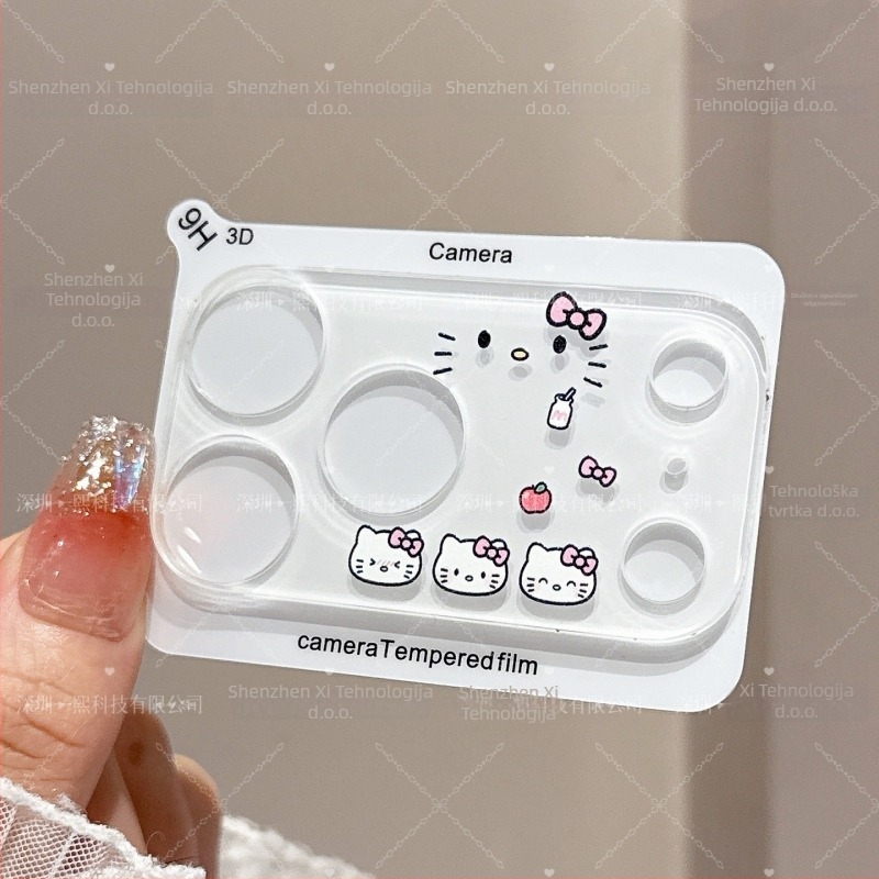 Film za zaštitu objektiva za iPhone 17 Pro – proziran, akrilni, HD, otporno na udarce, potpuno pokriće