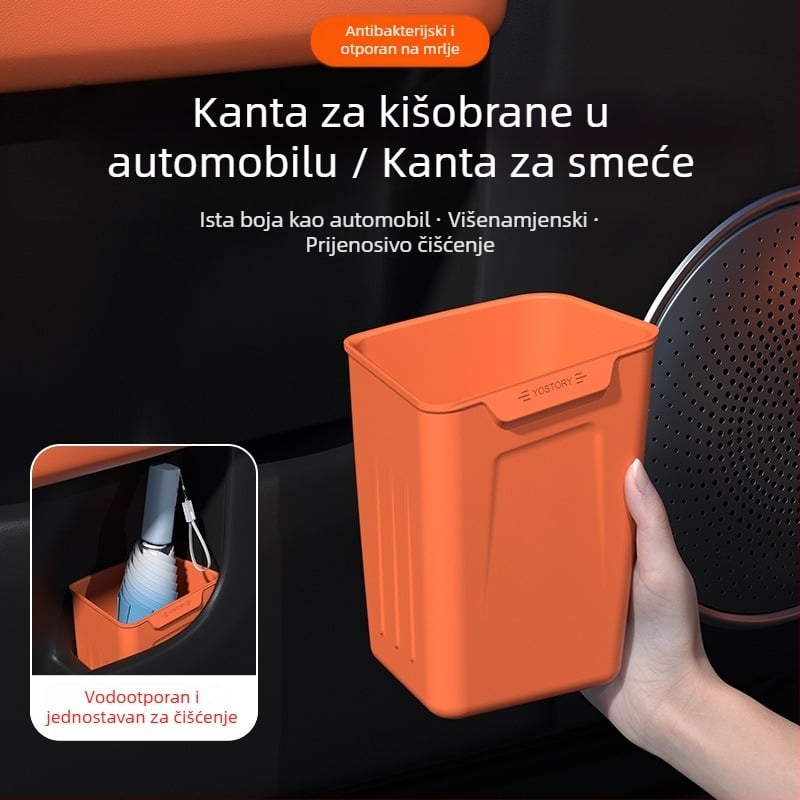 Silikonski vodootporni unutarnji automobilni dodatak: koš za smeće i kutija za pohranu kišobrana za Li Auto Mega