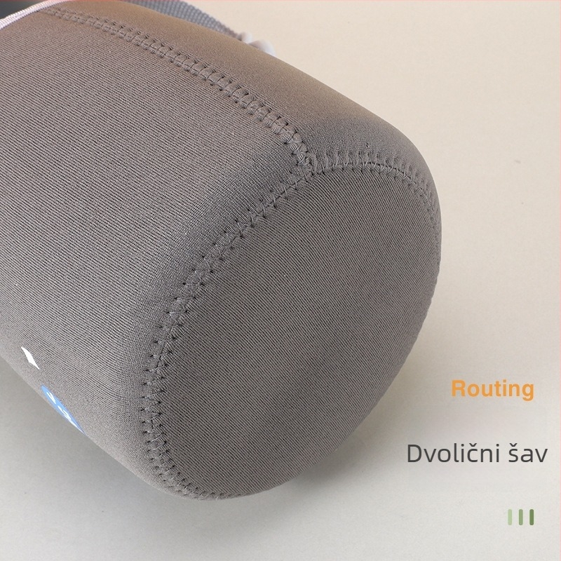 Navlaka za čašu s karikaturnim dizajnom i dijagonalnom naramenicom, platno, tisak logotipa, mogućnost prilagodbe, Gold wheel premium kvaliteta, pakiranje 7x18x29 cm