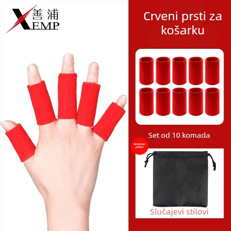 Zaštita prsta za košarku – samoljepiva, kompresija, sprječavanje uganuća, podrška zglobu prsta, odrasli, poliestersko vlakno
