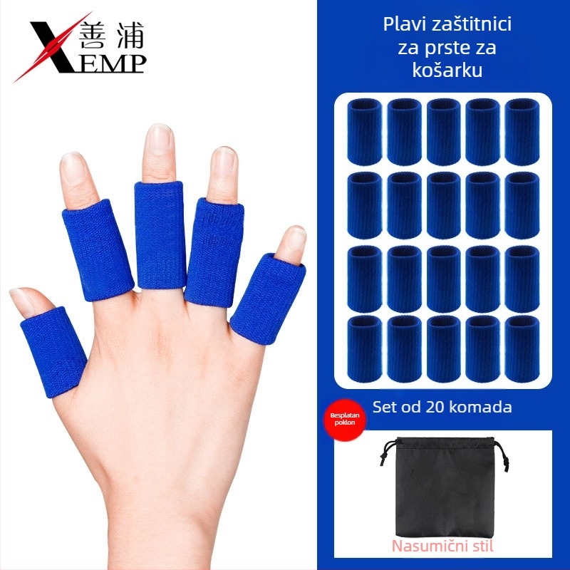 Zaštita prsta za košarku – samoljepiva, kompresija, sprječavanje uganuća, podrška zglobu prsta, odrasli, poliestersko vlakno