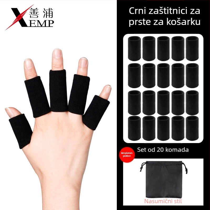 Zaštita prsta za košarku – samoljepiva, kompresija, sprječavanje uganuća, podrška zglobu prsta, odrasli, poliestersko vlakno