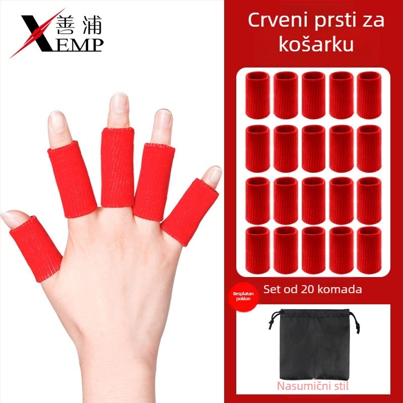 Zaštita prsta za košarku – samoljepiva, kompresija, sprječavanje uganuća, podrška zglobu prsta, odrasli, poliestersko vlakno
