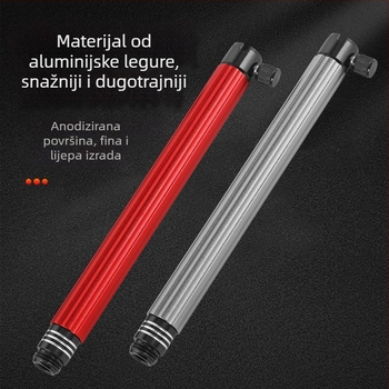Huiyu Barn Prijenosni aluminijski držač za ribolov s ladicom za mamce i zemljanim držačem štapa
