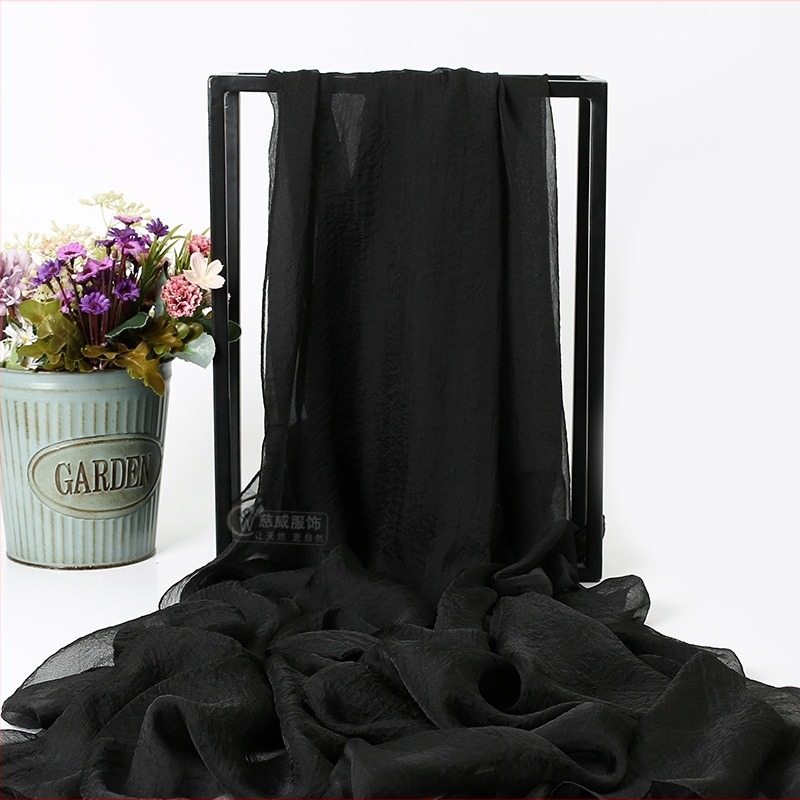 Ljetni šal od šifona od umjetnoga svile, warp-knit tkanina, zaštita od sunca i prašine