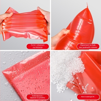 Samozatvarajući ZIP vrećica za nakit; plastična vrećica za pakiranje; tiskano logo