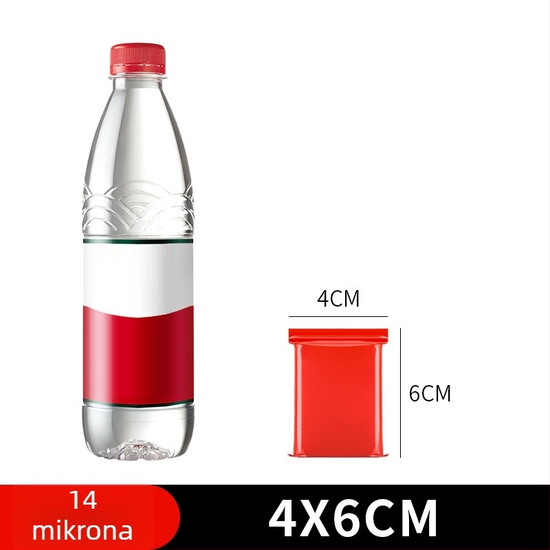 Samozatvarajući ZIP vrećica za nakit; plastična vrećica za pakiranje; tiskano logo
