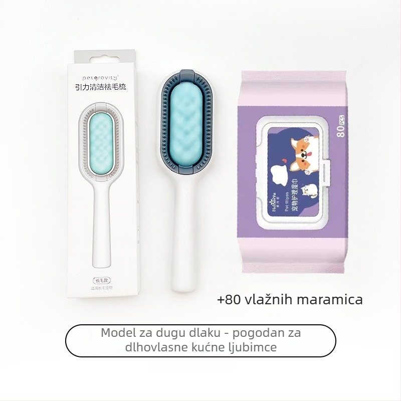 Četka za uklanjanje dlaka kućnih ljubimaca – ABS materijal, licencirana privatna oznaka, pakiranje 45, Marka: Pet has gravity