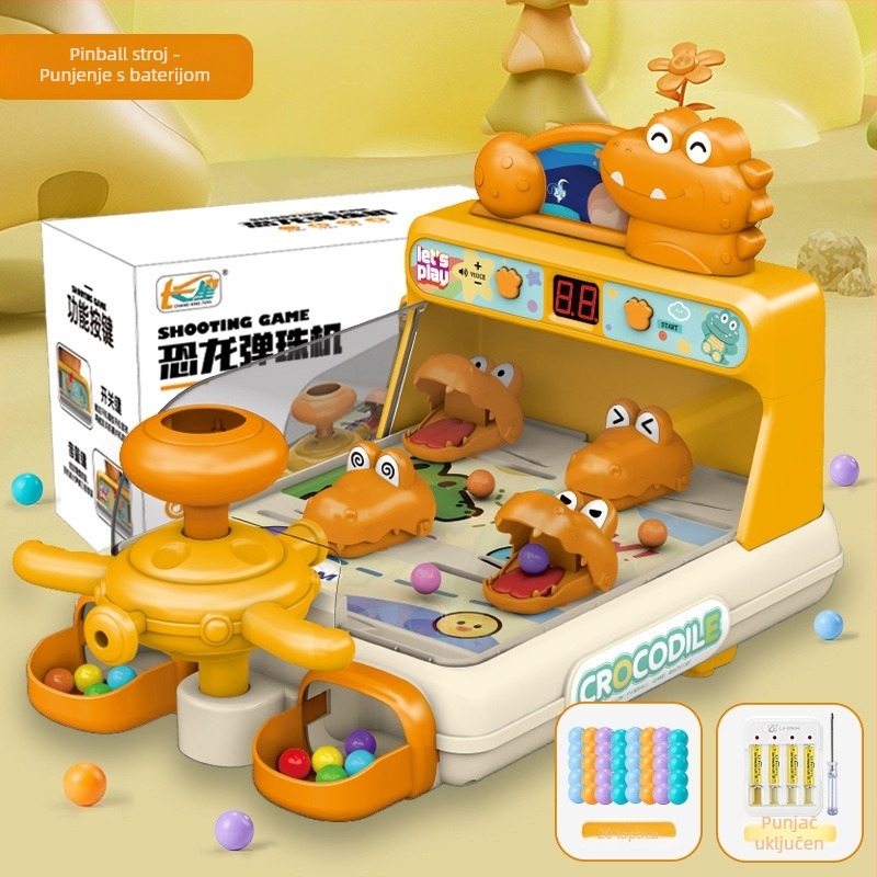 Dječji stroj za gađanje kuglica — ABS materijal, svemirska tema, sustav bodovanja, zvuk i svjetlosni režimi, za djecu 4–6 godina