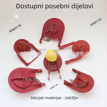 Ventil za zaustavljanje vode u spremniku toaleta - PVC i silikon, injekcijsko oblikovanje, podrijetlo: Xiamen