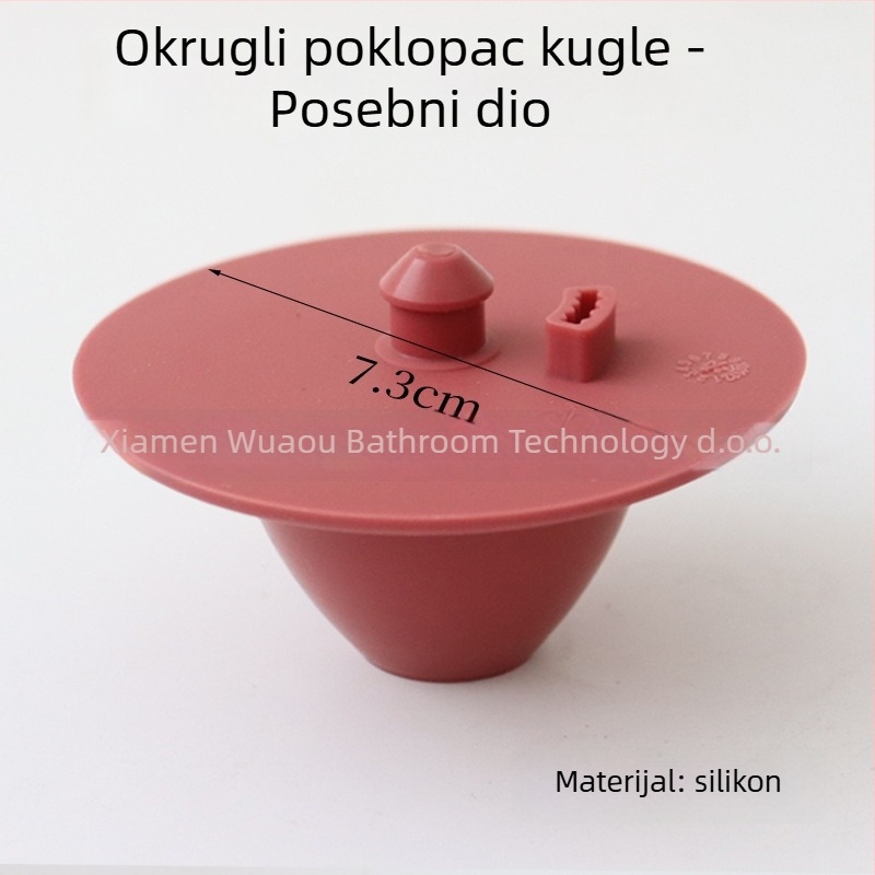 Ventil za zaustavljanje vode u spremniku toaleta - PVC i silikon, injekcijsko oblikovanje, podrijetlo: Xiamen
