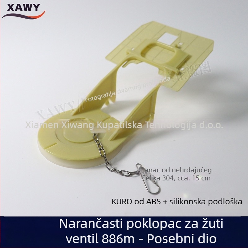 Ventil za zaustavljanje vode u spremniku toaleta - PVC i silikon, injekcijsko oblikovanje, podrijetlo: Xiamen