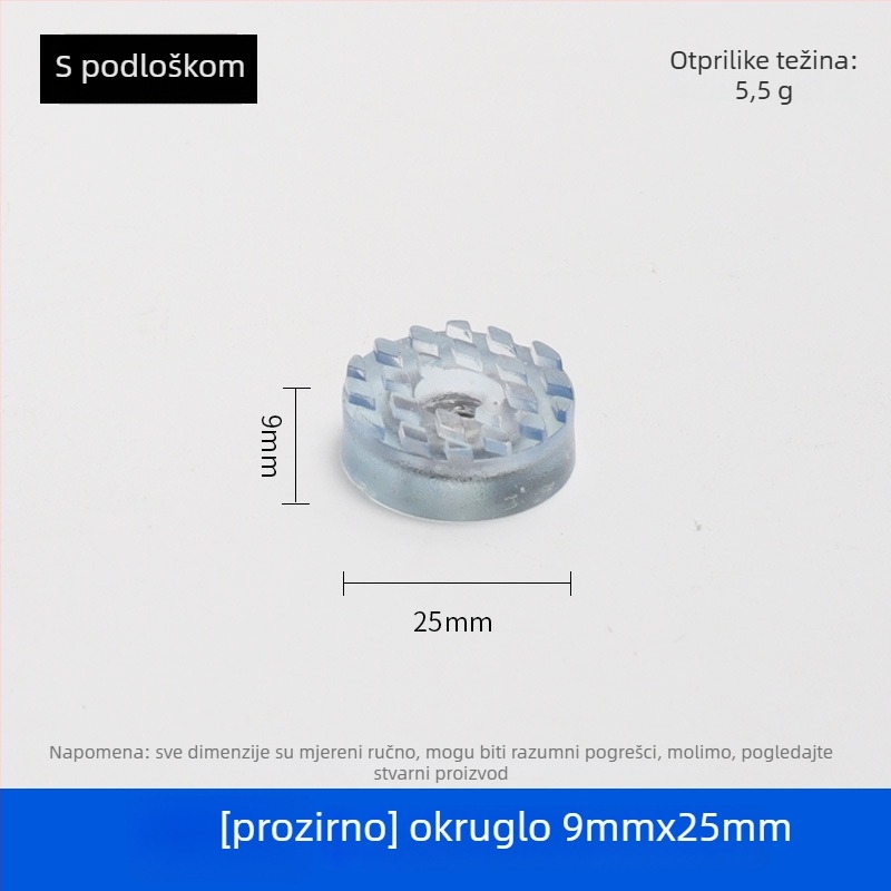 Gumene podloge za noge namještaja – za noge stolova i stolica, protuklizne, otporne na habanje, podizanje visine, model 001, marka Guheng