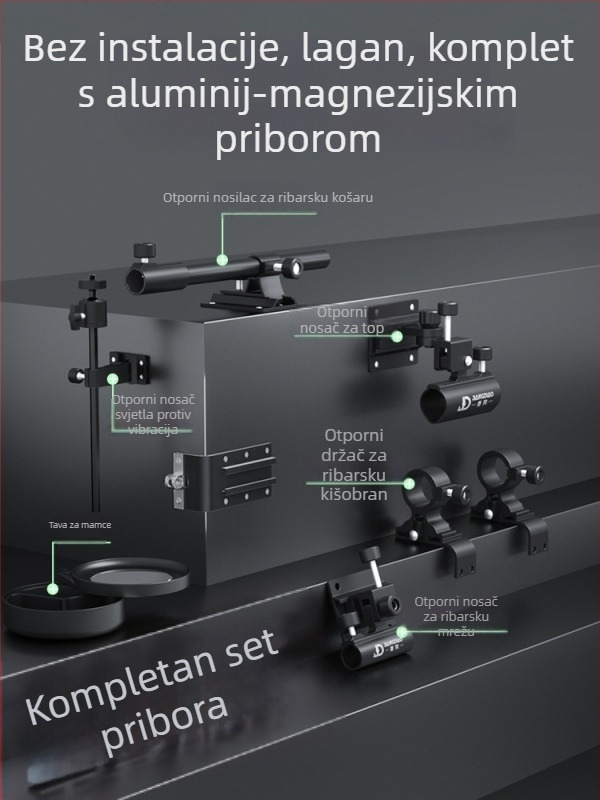 Kutija za ribolov Ginger Fishing - PP materijal, kapacitet 25-32