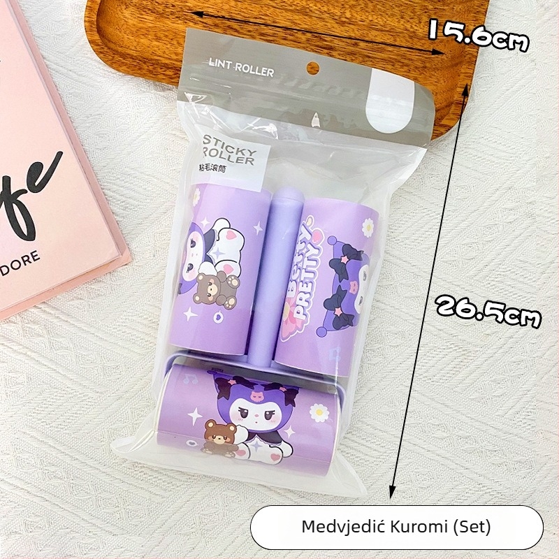 Mu qixi Cartoon set rolera za uklanjanje dlaka s zamjenskim listićima — plastični uređaj
