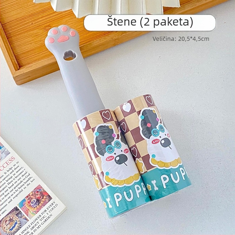 Mu qixi Cartoon set rolera za uklanjanje dlaka s zamjenskim listićima — plastični uređaj